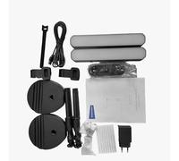 NEEWER Basics LED Table Light Set with 11 Inch Stand/Monitor Holder, 2-Pack (12W) CRI95 Two-Tone Lamp Video Conference Zoom Ring Light for Laptop Computer Webcam, Compatible with iPhone, L10