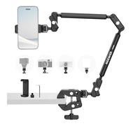 NEEWER BASICS Magic Arm Table Stand, 55 cm Microphone Arm Overhead Mobile Phone Holder Desk with 1/4" 3/8" Threads for ARRI, for DSLR Action Cam Webcam Mic LED Light for Video Reinforcement, UA061