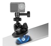 NEEWER Basics Magnetic Camera Mount for Action Camera Compatible with GoPro Insta360 DJI AKASO Accessories, Strong Magnet 360° Ball Head Mount for Car Video Recording Live Streaming, GP-101