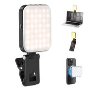 NEEWER Basic Magnetic Selfie Light Compatible with MagSafe iPhone 16 15 Pro Max Plus, Clip on Video Conference Lighting Fill Light for Computer Laptop Zoom Call Live Streaming Outdoor Recording, BL48B
