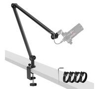 NEEWER BASICS Microphone Boom Arm, 31" Flexible Mic Desk Stand Mount, Compatible with Blue Yeti FIFINE AM8 K669B HyperX QuadCast S SoloCast AT2020 Shure SM7B MV7 for Gaming Streaming Recording, MS050