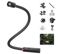 NEEWER BASICS ML01 USB C LED Light for Macro Photography, 4W IP54 Bendable Adjustable Beam Angle 1830lux CRI95 Spotlight with 5 RGB Colors, 2500mAh Battery, Camera Cold Shoe, Clamp, GOBO Accessories