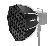 NEEWER BASICS Octagonal Softbox Bowens Mount, 17.7" Quick Release Soft Box Lighting Set with Grid, Compatible with Aputure 150c Compatible with Godox SL60w, for FS300C FS150B HB80C CB200C Q6, NS62P
