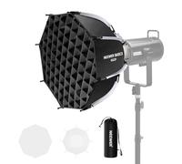 NEEWER BASICS Octagonal Softbox Kit for Studio Photography Video Recording Streaming, 18"/45cm Quick Release Bowens Mount Softbox/Grid/Light Diffusers/Bag for Continuous Lighting & Strobe Flash, NS32P