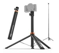 NEEWER BASICS Photography Light Stand, 81" Extendable Metal Portable Adjustable Camera Tripod for Continuous Output Lighting, 1/4" Screw Compatible with Canon Nikon Sony DSLR Webcam Pocket 3, ST016