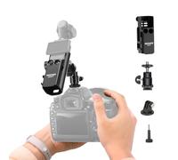 NEEWER Pocket 3 Extension Adapter Mount Kit Compatible with DJI Osmo Pocket 3 & Creator Combo Accessories, Expansion Cage Frame, Dual Cam Setup with Cold Shoe for DSRL Digital Camera Vlogging, GP-68