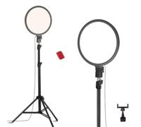 NEEWER BASICS R10L 10" Ring Light w/ 63" Tripod Stand/Phone Holder/Remote | Compatible with iPhone, 15W Bi Color Full Screen Edge Lit LED Lighting, CRI95+, for Video Recording Selfie Streaming Makeup