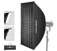NEEWER BASICS 24"x35" Strip Softbox Bowens Mount Soft Box with Light Diffusers/Grid/Bag Compatible with Aputure 150c Compatible with Godox SL60w NEEWER FS300C FS230C FS150B HB80C CB200C Q6 Q300, NS60P