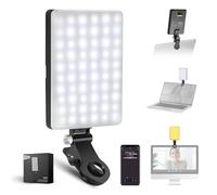 NEEWER Basic VL67B Phone Selfie Light for iPhone with APP Control, Bi Color 2000mAh Clip On Fill Light for Vlogging Recording Live Streaming, Computer/Laptop/Webcam/Monitor Video Conference Lighting