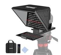 NEEWER Basics X16B Aluminum Alloy Liftable Teleprompter 16" for iPad Tablet DSLR, No Assembly, Remote & App Control, Compatible with iOS Android, Pro for Online Teaching Live Streaming