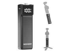 NEEWER Battery Handle Compatible with DJI Osmo Pocket 3 & Creator Combo Tripod Accessories, 5000mAh Type C 22.5W Max Portable Charging Power Pack, 1/4" Thread for Selfie Stick Video Recording, PH01