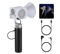 NEEWER Battery Handle for COB Video Lights HS MS HB Series, 6800mAh/99Wh, Type-C PD 100W Output, D-Tap 14.4V/10A, D-Tap Portable Stand for Travel and Outdoor Shooting, PH99E