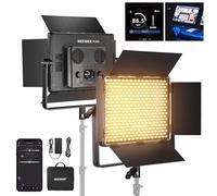 NEEWER Bi Color LED Panel Video Light APP/2.4G/DMX Control, 60W 26600Lux/0.5m 2500K-8500K 13 Scenes V Battery Powered, Lighting for Studio Photography Outdoor Photo Recording Makeup Streaming, PL60B