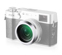 NEEWER Black Diffusion 1/4 Filter, Mist Dreamy Cinematic Effect Lens Filter for X100 Series Cameras, Multi Coated Optical Glass, for Fujifilm X100 X100S X100F X100T X100V X100VI Cameras (Silver Frame)