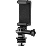 Neewer Phone Holder Hot Shoe Mount Adapter Kit - Compatible with GoPro/DJI/iPhone, Cold Shoe Mic/LED