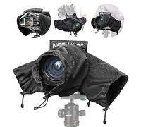 NEEWER Camera Rain Cover, Small Size Durable Nylon Raincoat Compatible with Canon Sony Nikon DSLR Mirrorless Vlog Camera & Lenses Within 200mm, with Sleeves, Drawstrings, Viewing Window, PB003