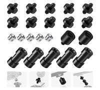 NEEWER Camera Screw Adapter, 22 Pieces 1/4” to 1/4” and 1/4” to 3/8” Tripod Mount Screw Adapter Converter Set for Camera Mount, Monopod, Ball Head, Flash Light Stand, Tripod - ST29