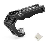 NEEWER Camera Top Handle with 3/8" for ARRI, Comfort Silicone Hand Grip with 1/4" 3/8" Threads, Cold Shoes, Cleaning Cloth Compatible with SmallRig Handles Camera Cages Video Rigs, CA007