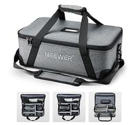 Neewer Carrying Bag with Movable Foam Padded for Studio Light Vision 4 ML300 CB60 CB60B RGB CB60 MS60B MS60C MS150B, Durable Oxford Cloth Transit Bag Travel Case with Shoulder Strap & Handle, PB5