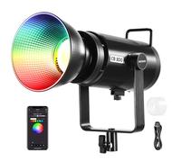 NEEWER CB 300C RGB LED Video Light with Reflector, 300W, APP/2.4G Control, 17 Scenes 29600Lux/1m 2500-7500K CRI97+/TLCI97+ Full Color Bowens COB Continuous Output Lighting Dimmable for Studio Filming