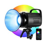 NEEWER CB60 RGB 70W LED Video Light with App Control, Bowens Mount COB Full Color Continuous Output Lighting 18000Lux/1m CCT 2700K-6500K CRI97+ 17 Scenes for Photography/Studio Video Recording