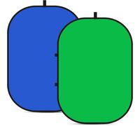 NEEWER Chromakey Backdrops, Double Sided Green Screen and Blue Screen, 2 in 1 Co