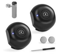 NEEWER Cold Shoe Cover for PA045E Bluetooth Shutter Side Handle Grip (2 Pack), ABS + PC Cold Shoe Protector with CR2032 Replacement Coin Battery and Phillips Screwdriver, RT005E