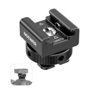 NEEWER Cold Shoe Mount Adapter Compatible with DJI Mic 2 Rode Wireless GO II Hollyland Saramonic NEEWER Wireless Mini Microphone, Anti Interference Offset Contact Design for Speedlite Flash, UA079