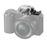 NEEWER Cold Shoe Wind Muff for ZV Series Vlog Cameras, Microphone Furry Windscre