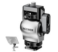 NEEWER Color Blocking Monitor Mount with Cold Shoe, Anti Twist 1/4" Screw, 360° Swivel 180° Tilt Damping, Compatible with Atomos Ninja V 5" & 7" Field Monitor Compatible with SmallRig Cage, MA013