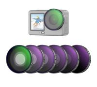 NEEWER CPL + ND Filter Set Compatible with DJI Osmo Action 6 Only, ND8/16/32/64/256 Adjustable Circular Polarizing Filter Lens Polarizer Screw On Multicoated Action Camera Accessories, FL-B109