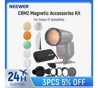 NEEWER CRM2 Magnetic Accessories Kit for Round Head Flash Z1-C Z1-N Z1-S Z2-C Z2-N Z2-S Compatible with Godox V1 Speedlites