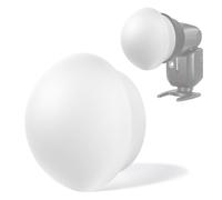 NEEWER CRS9 Silicone Flash Diffuser, Magnetic Light Modifier Shaper Softbox for NEEWER NW620 NW700 NW760 Z880 Z760 Square Head & Z1 Z2 Round Head Speedlite, Adapter Rings Sold Separately