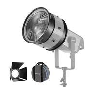 NEEWER CSF10 10" Fresnel Lens, Bowens Mount Light Gathering Lens with 10-35° Variable Beam Angle & Barndoors for CB300B, CB300C, CB200, CB200B, CB200C, AS600B LED Video Light Up to 600W
