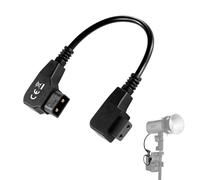 Neewer D Tap Male to D Tap Female Extension Power Cable, 7.87" / 20cm, Black, Compatible with Anton-Bauer DSLR Rig Batteries, Smallrig NEEWER V Mount Batteries, LED Lights, Cameras