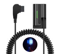 NEEWER D Tap to NP-F550 Dummy Battery with Cable for V Mount Battery, Stable Power Supply for RGB660 RGB1200 RGB168 BH20B LED Video Light F500 F400 F100 Compatible with Atomos Ninja Monitor, VP-F550