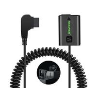 NEEWER D Tap to NP-FW50 Dummy Battery with Cable for V Mount Battery, Stable Continuous Power Supply for Sony ZV-E10 A3000 A5000 A5100 A6000 A6100 A6300 A6400 A6500 A7 II A7R II A7S II, VP-FW50