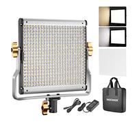 NEEWER Dimmable Bi-color LED with U Bracket Professional Video Light for Studio, YouTube Outdoor Video Photography Lighting Kit, Durable Metal Frame, 480 LED Beads, 3200-5600K, CRI 96+(UK Plug)