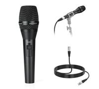 NEEWER DM01 Cardioid Dynamic Microphone with XLR Cable for Podcast Singing PC Gaming Streaming Studio Vocals, Speeches, Live Performances, 600Ω +/- 30% Impedance, 100Hz-10KHz Frequency Range