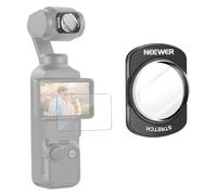 NEEWER Double Sided Stretch Fractal Centerfield Motion Effect Filter Compatible with DJI Osmo Pocket 3 Creator Combo Accessories, Magnetic Multicoated HD Optical Glass with Screen Protector, FL-C37