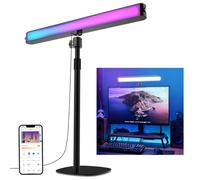 NEEWER Dual Sided RGB LED Streaming Key Light, Smart Desk Lamp Compatible with Alexa Google Assistant for Gaming Video Conference, 16 Million Colors, 2700K-7000K/CRI97+ Studio Tube Lighting, NG01