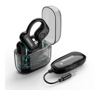 NEEWER EB01 2.4G Wireless 3.5mm TRS Dongle OWS Real Time Monitoring Earphones, Noise Cancelling, Mono Track, 30m Range, 24H Battery In Ear Earbud Monitor System Compatible with VM10 VM11 CM28 CM31 Mic