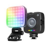 NEEWER ENTRY LEVEL VERSION Magnetic RGB Camera Light, 126 LEDs Clip on Portable Small Panel Lighting, 2000mAh 3000-9000K CRI80+ 10 Effects 3 Cold Shoes 1/4" for Tripod Video Recording Selfie, RGB126