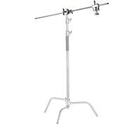 Neewer Extension Grip Arm Boom Arm with 2 Pieces Grip Heads - 40 inches/101.6 centimeters Aluminum Alloy Construction for Light Stand,Reflector and Other Equipment for Studio Video Photography(Silver)