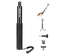 NEEWER Extension Rod Kit Compatible with DJI OSMO Action 5 Pro 4 3 GoPro Insta360 AKASO, 47.6" Invisible Selfie Stick, Action Camera Adapter & Magnetic Quick Release Mount for Video Recording, GP-85