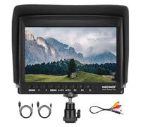 NEEWER F100 7 inch Camera Field Monitor Updated Version, 450nit HD | Video Assist IPS 1280x800, HDMI 1080p, Peak Focus Histogram, Sunshade, for DSLRs Stabilizer Filmmaking Rig, NO Battery