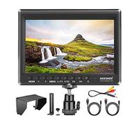 Neewer F100 7inch Camera Field Monitor HD Video Assist IPS 1280x800 HDMI Input 1080p with Sunshade and Ball Head for DSLR Cameras, Handheld Stabilizer, Film Video Making Rig (Battery Not Included)