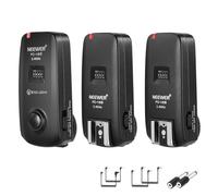 Neewer FC-16 2.4G Wireless Camera Shutter Studio Flash Trigger with Two Receivers, Compatible with Canon Rebel T3 XS T4i T3i T2i Xsi EOS 1100D Mark IV 1D Mark III 5D Mark III 5D Mark II 50D 40D