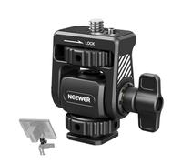 NEEWER Field Monitor Mount Holder with Cold Shoe 360° Swivel 180° Tilt Anti Twist Screw Compatible with Atomos Ninja 5" & 7" Camera Monitor, SmallRig Camera Cage, MA019