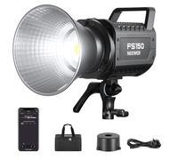 NEEWER FS150 LED Video Light 2.4G/APP Control, 130W 5600K COB Daylight Silent Photography Continuous Output Lighting 4 Precise Dimming Types 102000lux/1m CRI97+ 9 Effects Bowens Mount, UK Plug